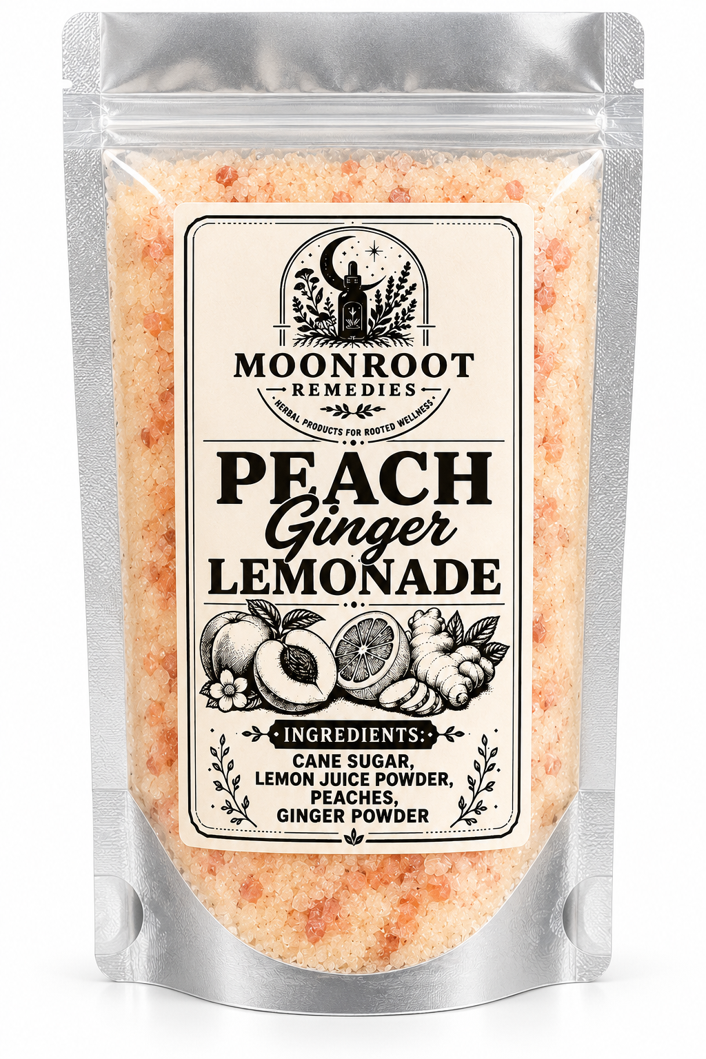 Peach Ginger Lemonade